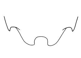   Anthidium formosum  female, diagram showing the dorsal view of the sixth tergite (T6), diagram from Gonzalez and Griswold 2013 
